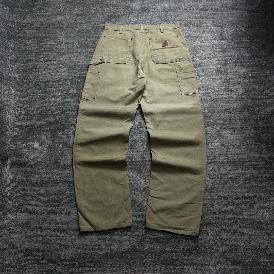 Carhartt Double knee (Category: Jeans) located in Angeles City. Submitted by doykthrift (Listing ID 1468854251, Image 3). Description: Carhartt Double knee Waistline: 34” Length: 45” Hem: 9” Issue (s): None.
