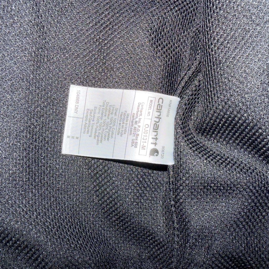 Carhartt Firm Duck Thermal Lined Active Jacket Dark Navy (Category: Coats, Jackets and Outerwear) located in Santa Rosa. Submitted by n.vallermosa (Listing ID 1468919787, Image 3). Description: Ch J131 DNY Size on tag Medium Dimes 25.5x28 Brand new condition with tags Price 8500 or OBO - Brand: Carhartt - Style: Firm Duck Thermal-Lined Active Jacket (Model: OJ0131-M) - Color: Navy - Condition: Brand new with original tags attached - Fit: Loose fi