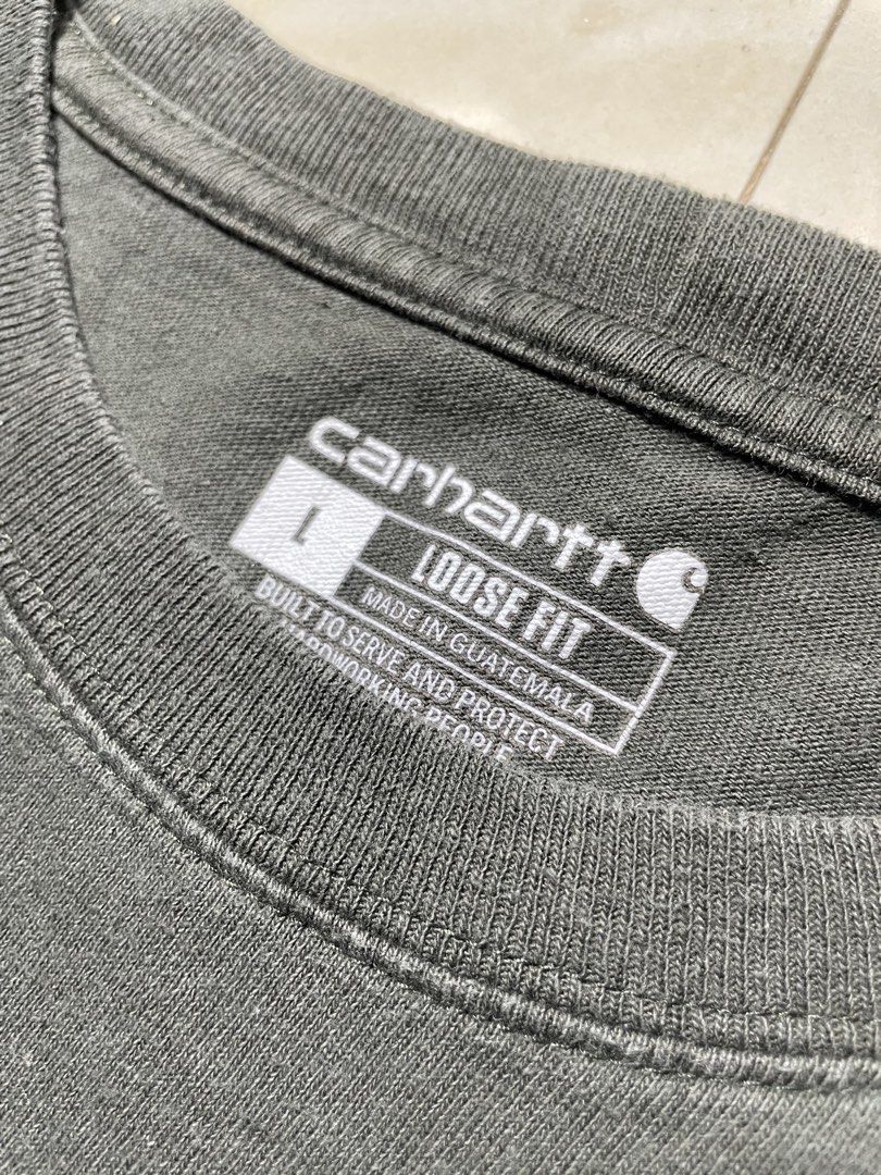 Carhartt K87 Pocket Tshirt Green (Category: Tshirts & Polo Shirts ) located in Quezon City. Submitted by renovare.196 (Listing ID 1468905510, Image 3). Description: Carhartt K87 Pocket Tshirt Green Excellent Condition Color Rate: 9.5/10 Sign Of Usage Measurements • Width: 24.5 • Length: 31 Price: 650 obo DM IF INTERESTED📥.