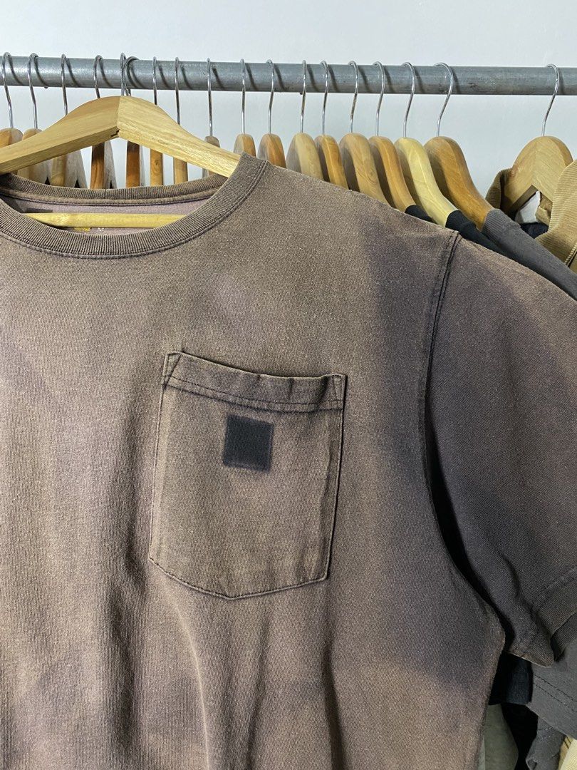 Carhartt k87 Shadow Patch Pocket tee (Category: Formal Shirts) located in Trece Martires City. Submitted by ridgeridethrift (Listing ID 1468766863, Image 2). Description: Width - 23 Length - 26 Sun faded crop shirt.