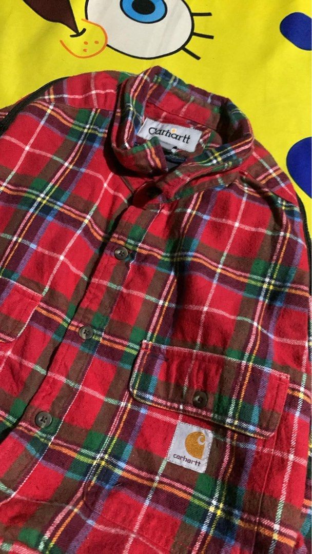 Carhartt Reworked Backpack (Category: Backpacks) located in Oton. Submitted by streetwearshift (Listing ID 1468858349, Image 3). Description: No issue Reworked only Manage expectation since it is thrifted and reworked.
