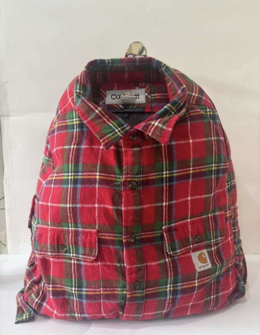 Carhartt Reworked Backpack (Category: Backpacks) located in Oton. Submitted by streetwearshift (Listing ID 1468858349, Image 1). Description: No issue Reworked only Manage expectation since it is thrifted and reworked.
