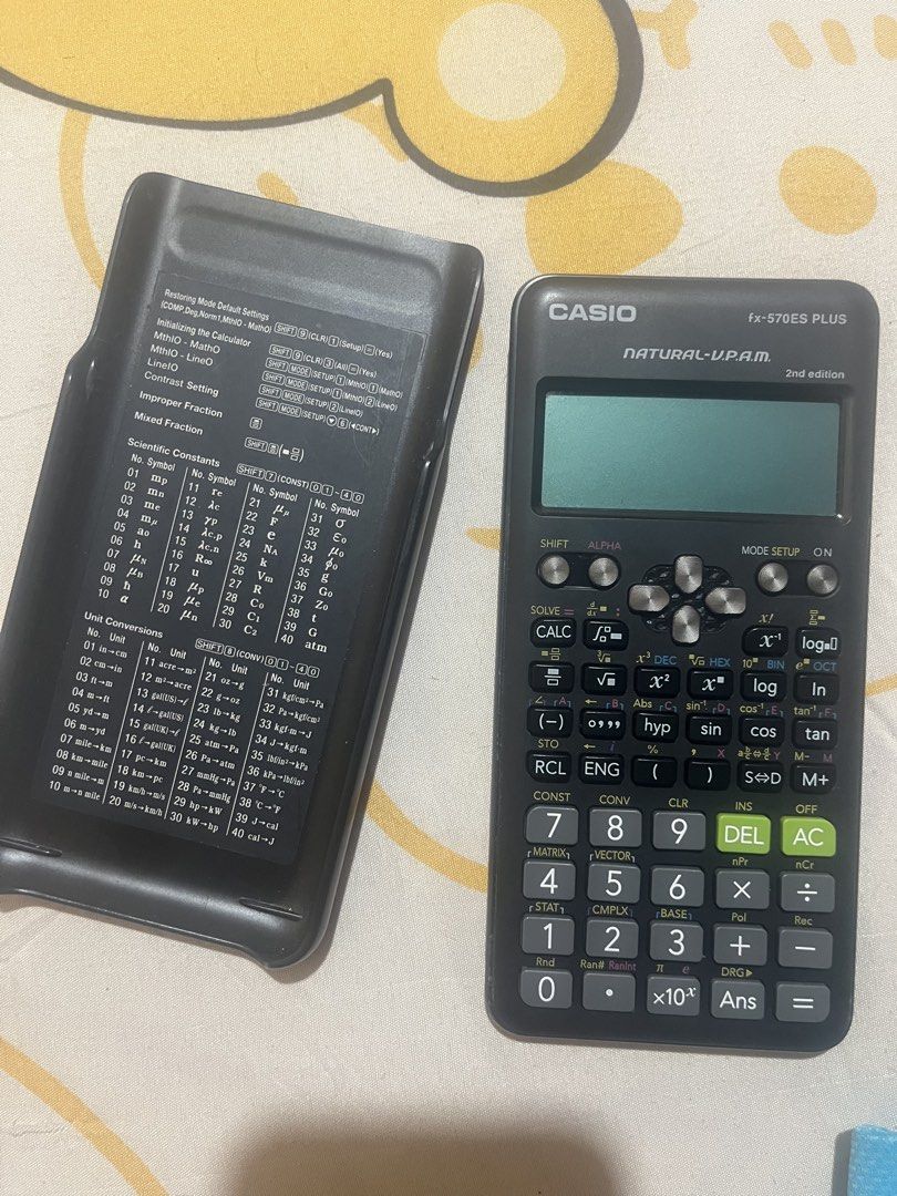 Casio fx-570ES PLUS 2nd Edition Scientific Calculator (Category: Stationery & School Supplies) located in Manila. Submitted by julian_lardizabal (Listing ID 1468791477, Image 2). Description: Casio fx-570ES PLUS 2nd Edition Scientific Calculator Price: ₱500 (Negotiable) Selling my Casio fx-570ES PLUS 2nd Edition scientific calculator. I bought it around late 2022 and mainly used it for school during 2023–2024. I no longer need it, so I’m selling 
