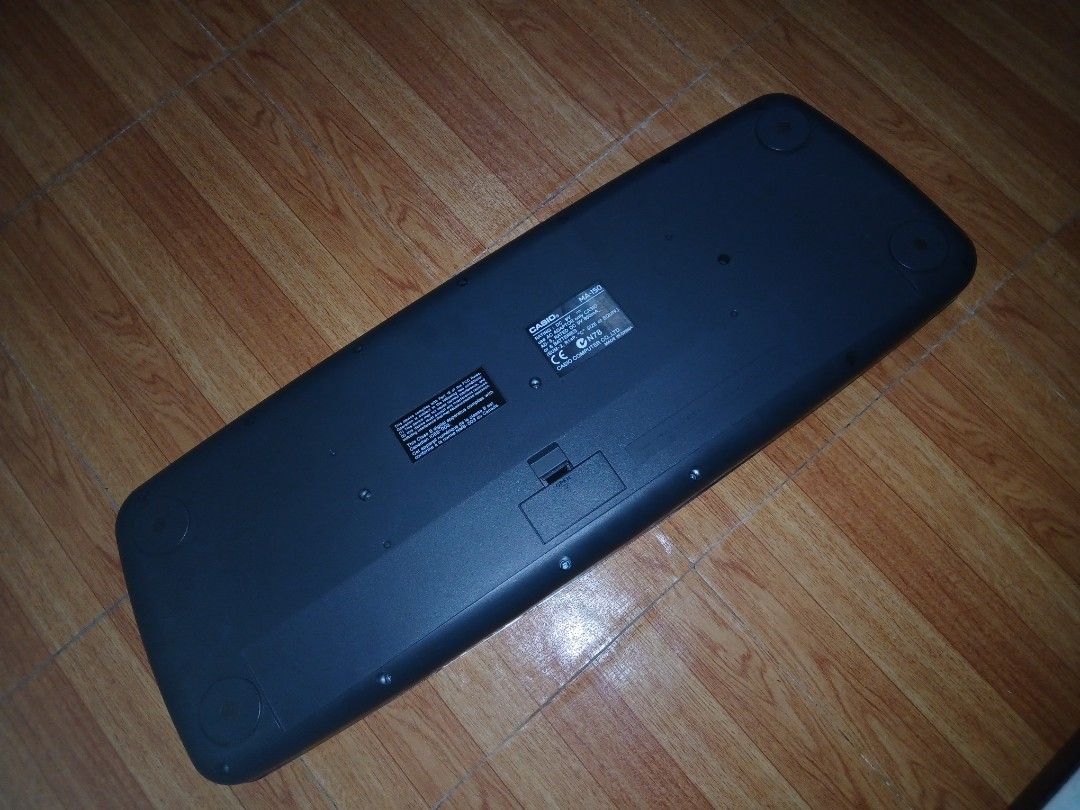 Casio MA 150 Electronic Piano Keyboard (Category: Musical Instruments) located in Manila. Submitted by mkldlcrz (Listing ID 1468903409, Image 2). Description: • Keyboard: 49 mini-size keys (4 octaves) • Maximum Polyphony: 8 notes • Tones: 50 built-in tones • Rhythms / Patterns: 30 built-in rhythms with accompaniment controllers (Start/Stop, Synchro/Fill-in) • Auto Accompaniment: CASIO Chord and Fingered modes • Song Bank: 50 built-in songs with m