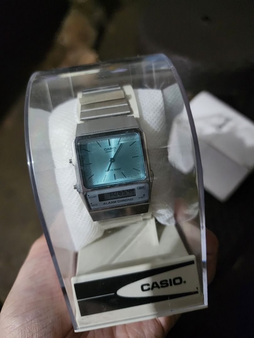 Casio Vintage AQ-800E (Category: Women's Watches) located in Marilao. Submitted by dareneflrsc (Listing ID 1468847589, Image 2). Description: No receipt po, bigay lang sa akin. Never been used! Just opened the box to check the watch. Hindi rin po kasya sa akin and not into these types of watches. .