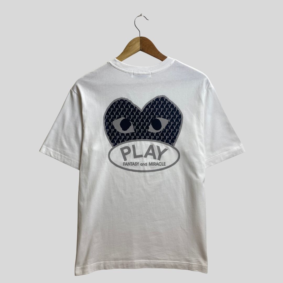 CDG FANTASY AND MIRACLE TSHIRT (Category: Shirts) located in La Trinidad. Submitted by suave.arc (Listing ID 1468848532, Image 2). Description: CDG FANTASY AND MIRACLE TSHIRT EXCELLENT CONDITION SIZE: S ( 19x25 ) LOCATION: BAGUIO CITY / LA TRINIDAD SHIPPING via JNT.