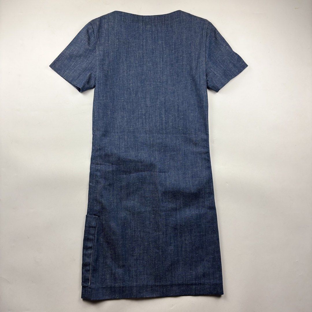 Celine - Phoebe Philo Denim Dress (Category: Dresses) located in Makati City. Submitted by ragrepository (Listing ID 1468732036, Image 2). Description: Celine - Phoebe Philo Denim Dress Tagged as 34 Length- 37.5” Pit to pit- 16.5” Sleeves- 8” Shoulder-16” Condition-9/10 Flaw- None .