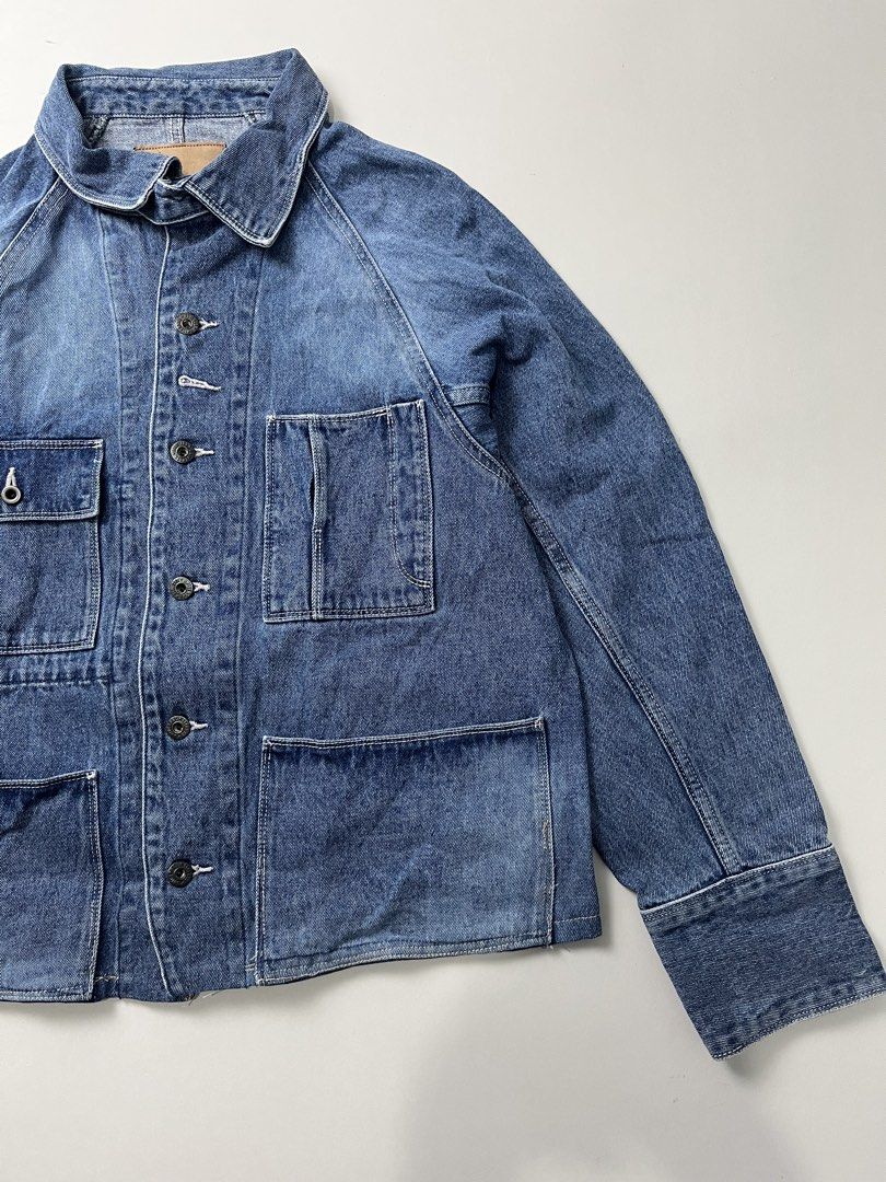 Cepo Work & Military Denim Jacket (Category: Luxury Apparel) located in Makati City. Submitted by ufcknwthbst (Listing ID 1468736506, Image 3). Description: 21 inch width 26 inch length 9.5/10 condition No issue.
