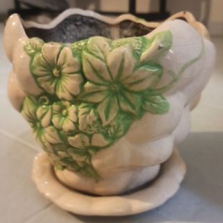 Ceramic Fairy Planter Vase with Winged Maiden Figure, Furniture & Home ...