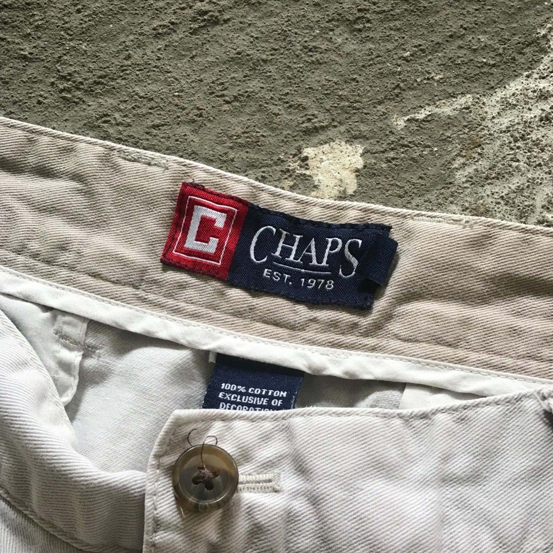 Chaps RL Jorts (Category: Shorts) located in Cavite. Submitted by totchimpanzee (Listing ID 1468730732, Image 3). Description: 250 shipped Size XL W: 36 L: 21 Indang, Cavite Ship via J&T, payment first Gcash payment.