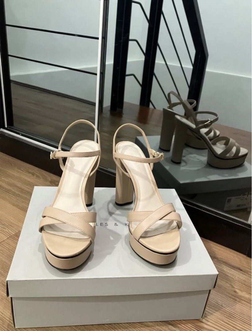 Charles & Keith Heels (Category: Heels) located in Quezon City. Submitted by sushilover__649 (Listing ID 1468911854, Image 1). Description: can do lalamove within MM. Signs of usage.