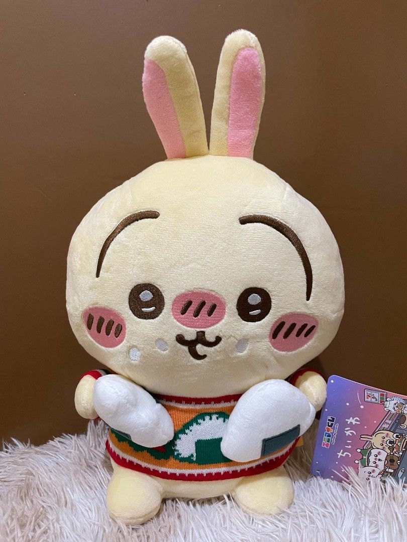 Chiikawa Usagi Plush Toy (Category: Plushies & Soft Toys) located in Batangas. Submitted by ceenangag (Listing ID 1468843533, Image 1). Description: Chiikawa Usagi (Anytime My Favorite) (Enimai Kuji) 11" Plushie 𖹭 Brand new condition 𖹭 Authentic nagano 𖹭 Clear label with papertag 📍Batangas, Philippines .☘︎ ݁˖MOD: Maribank / Gcash .☘︎ ݁˖Meet-up around Sto. Tomas, Batangas only. .☘︎ ݁˖Shipping: J&T / lalamove / LBC, will be shoulder by buyer..