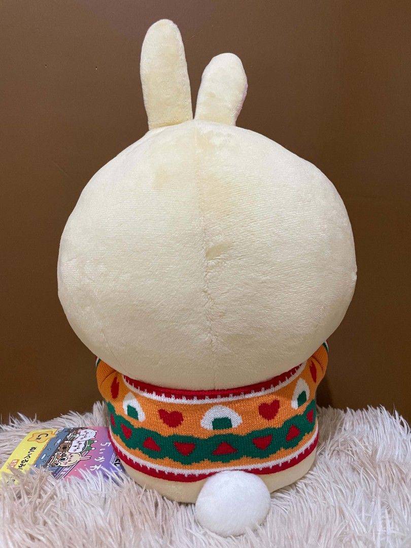 Chiikawa Usagi Plush Toy (Category: Plushies & Soft Toys) located in Batangas. Submitted by ceenangag (Listing ID 1468843533, Image 2). Description: Chiikawa Usagi (Anytime My Favorite) (Enimai Kuji) 11" Plushie 𖹭 Brand new condition 𖹭 Authentic nagano 𖹭 Clear label with papertag 📍Batangas, Philippines .☘︎ ݁˖MOD: Maribank / Gcash .☘︎ ݁˖Meet-up around Sto. Tomas, Batangas only. .☘︎ ݁˖Shipping: J&T / lalamove / LBC, will be shoulder by buyer..