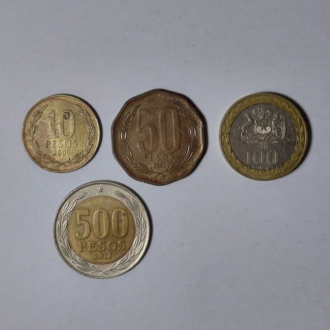Chile Coin Set (Category: Currency) located in Tagbilaran City. Submitted by bennycollectibles (Listing ID 1468753417, Image 1). Description: •Add an additional 150 for shipping.