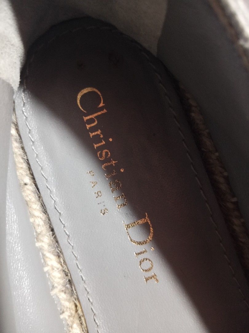 Christian Dior (Category: Flats & Sandals) located in Zamboanga. Submitted by alminajammang19 (Listing ID 1468851515, Image 3). Description: authentic christian Dior espadrilles monogram from Japan surplus.