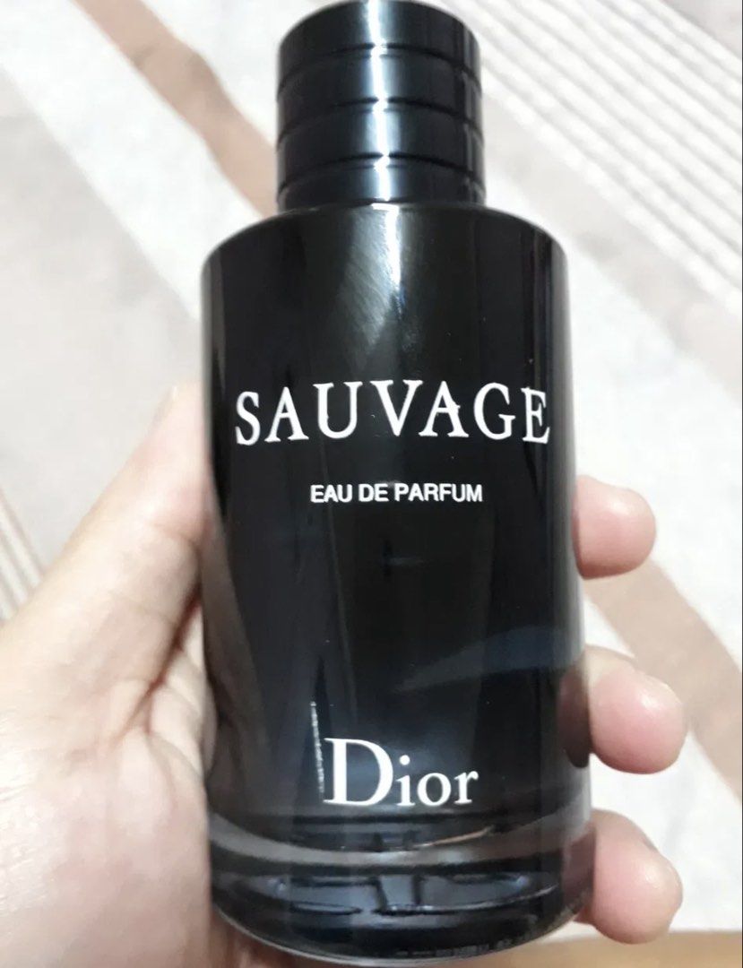 Christian Dior Sauvage Eau de Parfum (Category: Fragrance & Deodorants) located in Manila. Submitted by trustedseller1902 (Listing ID 1468734301, Image 1). Description: - Authentic Dior Sauvage Eau de Parfum (EDP) for men - Iconic dark glass bottle design with white lettering and cap included - Classic, long-lasting masculine fragrance - Ideal for daily use, special occasions, or gifting - 100% genuine and well-kept.
