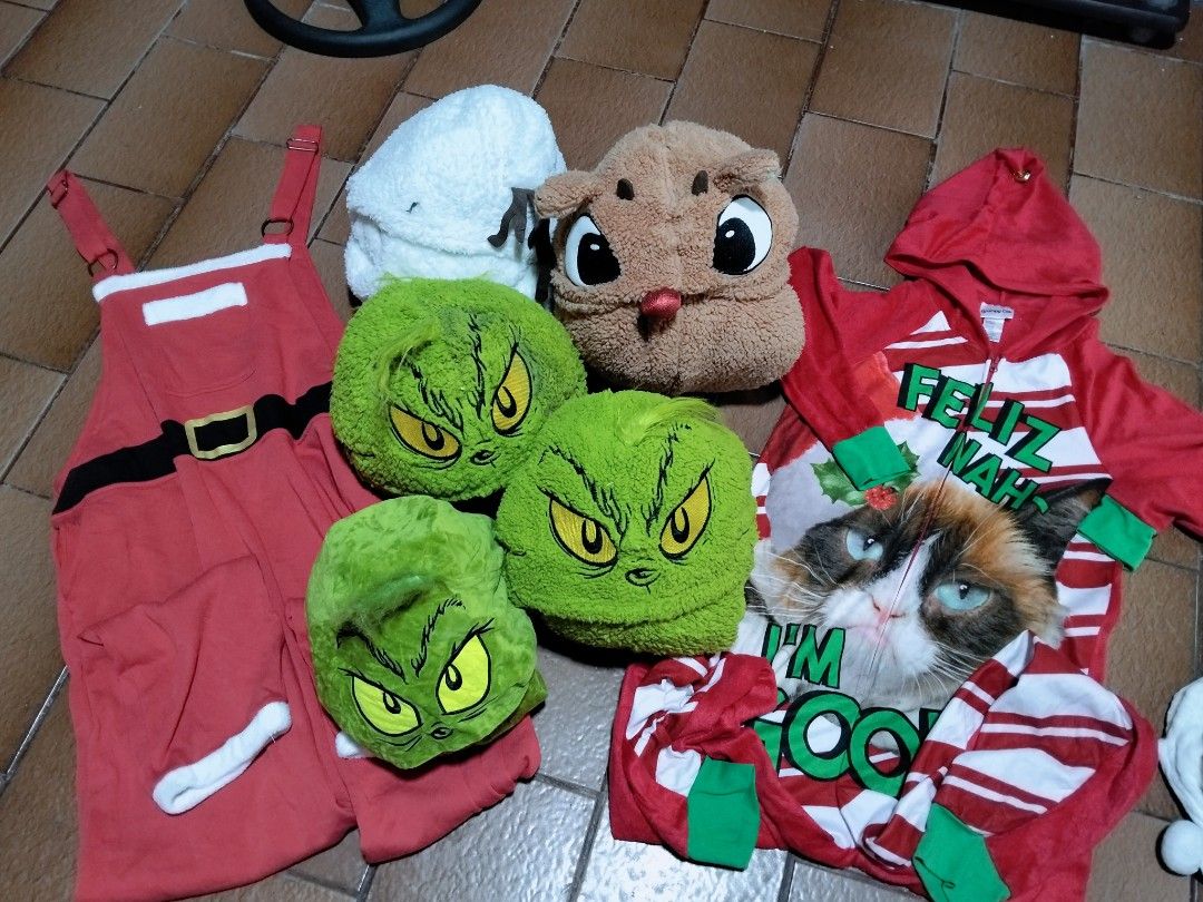 Christmas costume (Category: Announcements) located in Muntinlupa City. Submitted by rlmeme (Listing ID 1468731155, Image 1). Description: Christmas costume available for adult onesie best for costume party pajama party.