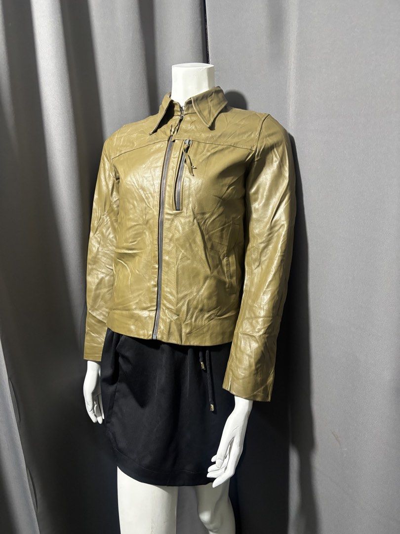 Christophe Lemaire Leather Jacket (Category: Coats, Jackets and Outerwear) located in Baguio. Submitted by thecollector2600 (Listing ID 1468740890, Image 3). Description: 200k retail price In good condition Signs of usage. Creases due to storage 17” x 22”.