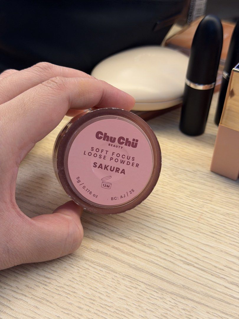 chuchu beauty soft focus loose powder (Category: Makeup) located in Paranaque City. Submitted by babytogepiii (Listing ID 1468921900, Image 2). Description: ⭐️ item details: 85% left (last pic for reference if u wanna see how much is left !!) ⭐️ mode of payment: gcash ⭐️ delivery method: lalamove or grab express .