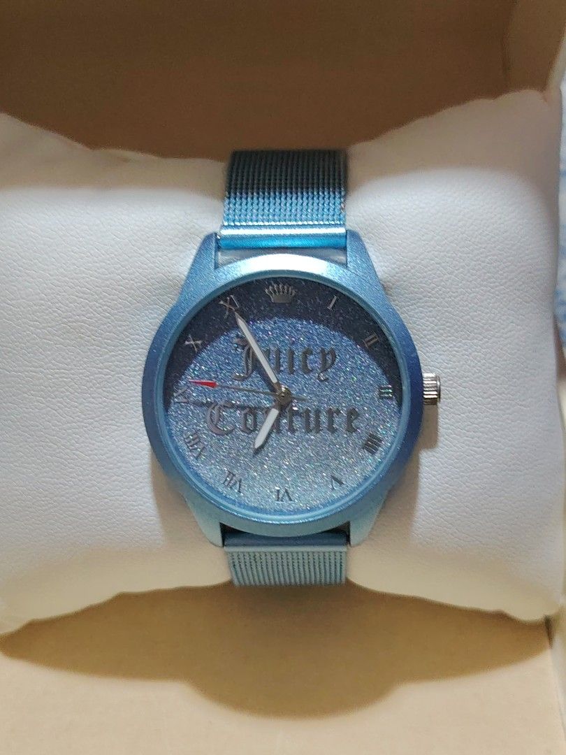 Cinderella Blue Juicy Couture Black Label (Category: Women's Watches) located in Pasay City. Submitted by traje08 (Listing ID 1468766601, Image 1). Description: Stainless Steel Japan movement.