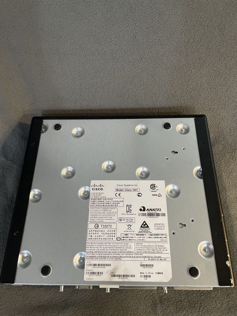 Cisco 1941 Integrated Services Router (CISCO1941/K9 V05) (Category: Office & Business Technology) located in Las Pinas. Submitted by yourneighbortotoro (Listing ID 1468718731, Image 2). Description: Cisco 1941 Integrated Services Router (CISCO1941/K9 V05) 🌐 A reliable, enterprise-grade modular router built for secure branch office networking, data routing, and network lab environments. 🔹 Product: Cisco 1941 Integrated Services Router 🔹 Brand: 