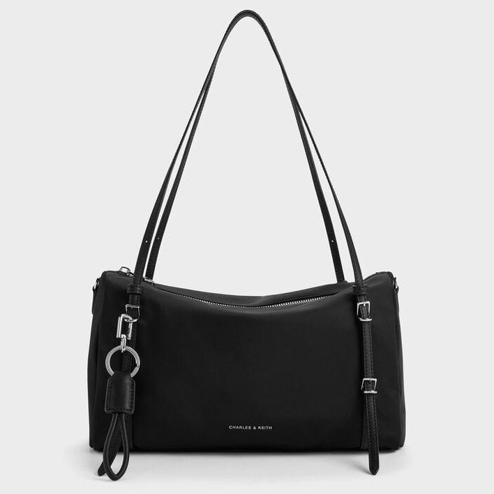 C&K Levy Nylon Shoulder Bag (Big) (Category: Cross-body Bags) located in Bulacan. Submitted by mykakarizza (Listing ID 1468787577, Image 1). Description: RESTOCK FINALLY!! Big Black ₱950 ✨ All colors now available!! C&K Levy Nylon Shoulder Bag (Medium) Width 31 cm Depth 11 cm Height 17 cm Add paperbag 100 ─── ✦ ─── ✦ ─── ✦ ─── ✦ ─── 🛍️ LOOKING FOR MORE RESELLERS 🛍️ ✨ Buy 3 pcs of ANY items — FREE SHIPPING NA!🚚 ✨ Buy 10 items → FREE SF + ₱50 OF