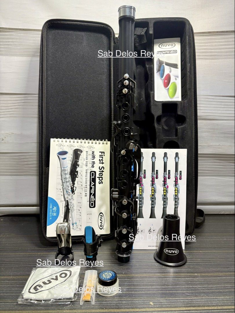 Clarinet NUVO (Category: Musical Instruments) located in Manila. Submitted by musicman12 (Listing ID 1468929044, Image 3). Description: CLARINET : NUVO * Mouthpiece & Ligature * Lightweight * WaterProof Plastic Clarinet * Reed * Cleaning Clorth * Condition : Slightly Used * Ready To Play🎼🎶🎶 •👉Key Features: Being in the key of C means students can play directly from piano or recorder sheet music without transposing. It is smaller, has shorter 