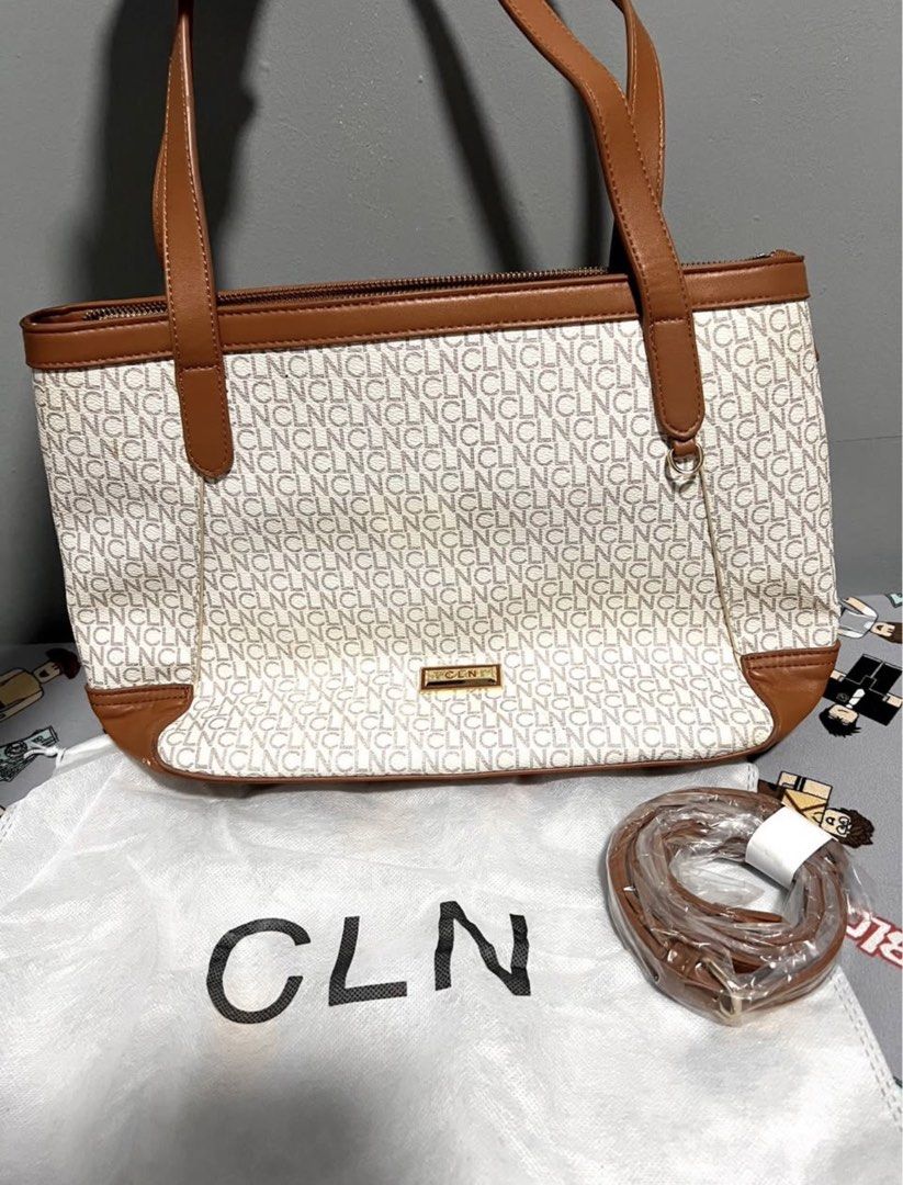 CLN shoulder bag (Category: Shoulder Bags) located in Caloocan City. Submitted by verygoodmama (Listing ID 1468808125, Image 1). Description: Once used. Original from the store. Nakalimutan ko original price but I think nasa 3,499php.