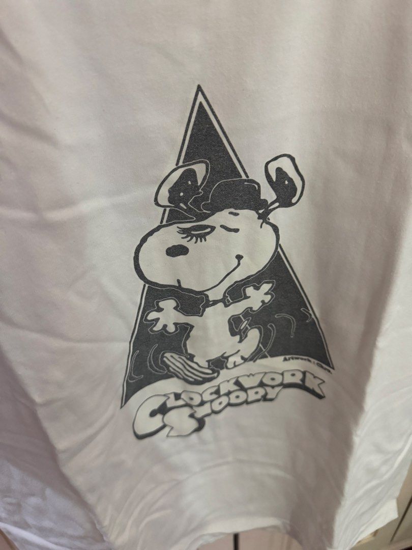 Clockwork Snoopy White Graphic Tee (Category: Shirts) located in Manila. Submitted by harleyy1230 (Listing ID 1468899135, Image 2). Description: .