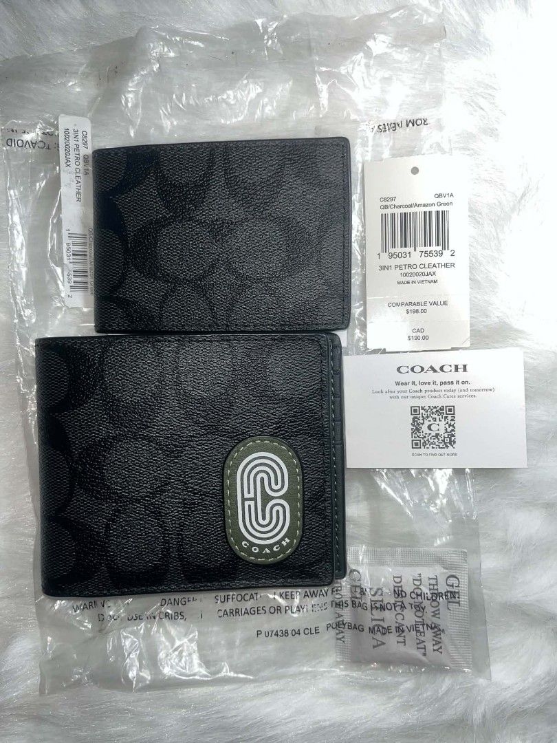 Coach 3 in 1 Men's Wallet (Category: Wallets & Card holders) located in Imus. Submitted by maria_pilayo (Listing ID 1468739212, Image 2). Description: Brand new. 💯 authentic..