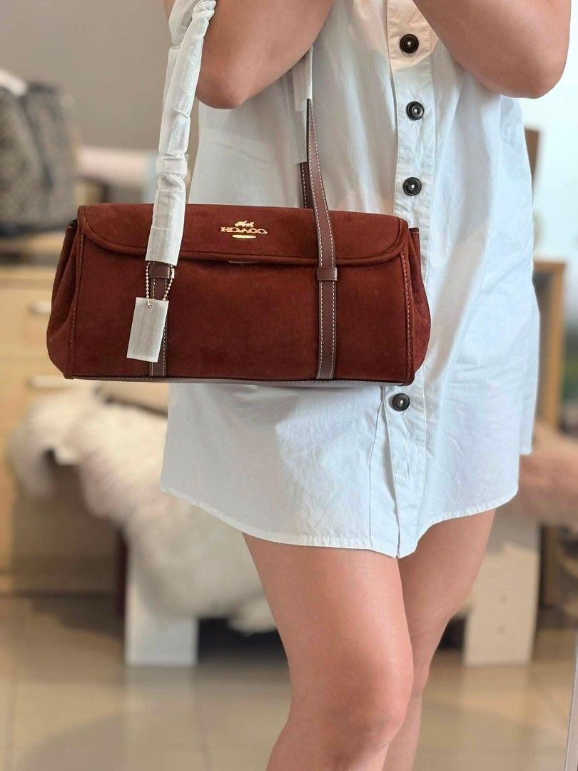Coach Bridget Shoulder Bag in Suede (Category: Shoulder Bags) located in Quezon City. Submitted by bagsboutiqueph (Listing ID 1468879554, Image 3). Description: LAST PRICE POSTED. LIMITED STOCKS! BRANDNEW WITH INCLUSIONS. COLOR MAY SLIGHTLY VARY IN ACTUAL DUE TO LIGHTING AND CAMERA SETTING. OTHER PHOTOS WILL BE SEND DURING PURCHASE AND FOR SURE BUYERS ONLY. WHEN IN DOUBT, DO NOT ORDER. THANK YOU..