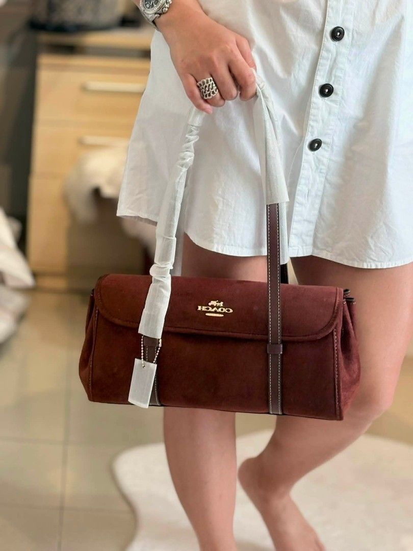 Coach Bridget Shoulder Bag in Suede (Category: Shoulder Bags) located in Quezon City. Submitted by bagsboutiqueph (Listing ID 1468879554, Image 2). Description: LAST PRICE POSTED. LIMITED STOCKS! BRANDNEW WITH INCLUSIONS. COLOR MAY SLIGHTLY VARY IN ACTUAL DUE TO LIGHTING AND CAMERA SETTING. OTHER PHOTOS WILL BE SEND DURING PURCHASE AND FOR SURE BUYERS ONLY. WHEN IN DOUBT, DO NOT ORDER. THANK YOU..