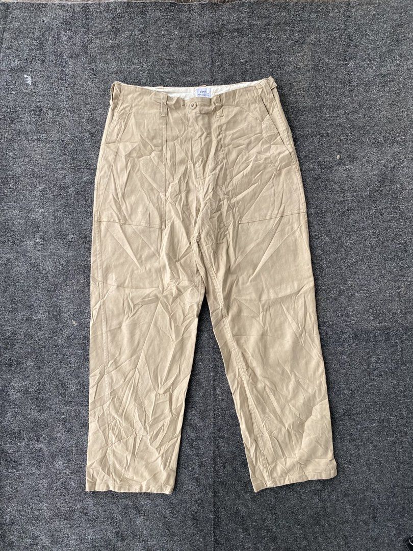 Coen Modern Baker Fatigue Pants (Category: Trousers) located in Zamboanga. Submitted by ak.hunt (Listing ID 1468820797, Image 1). Description: Coen Modern Baker Fatigue Pants Size xlarge Measurements Waist 33 Length 42 Rise 13 Thigh 13 Leg Opening 9 Condition: excellent Price:1600+sf Pm.