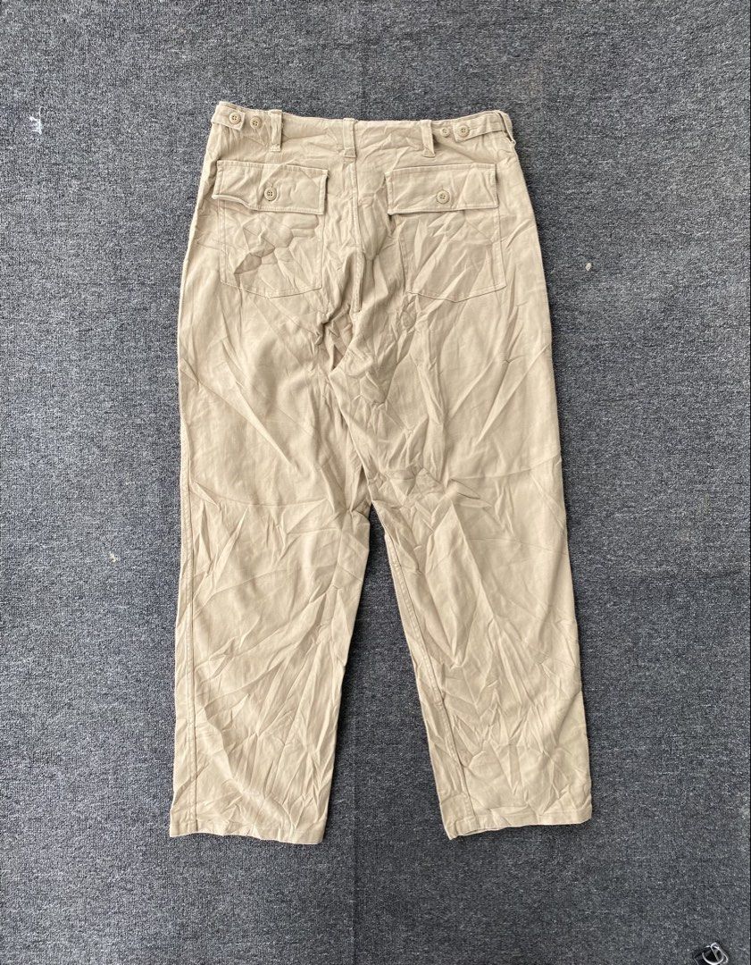 Coen Modern Baker Fatigue Pants (Category: Trousers) located in Zamboanga. Submitted by ak.hunt (Listing ID 1468820797, Image 2). Description: Coen Modern Baker Fatigue Pants Size xlarge Measurements Waist 33 Length 42 Rise 13 Thigh 13 Leg Opening 9 Condition: excellent Price:1600+sf Pm.