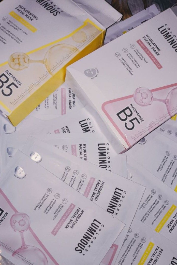 Colorkey facial mask (Category: Face Care) located in Pasay City. Submitted by mhy_closett (Listing ID 1468765732, Image 1). Description: 5pcs each variant Take all for 190.