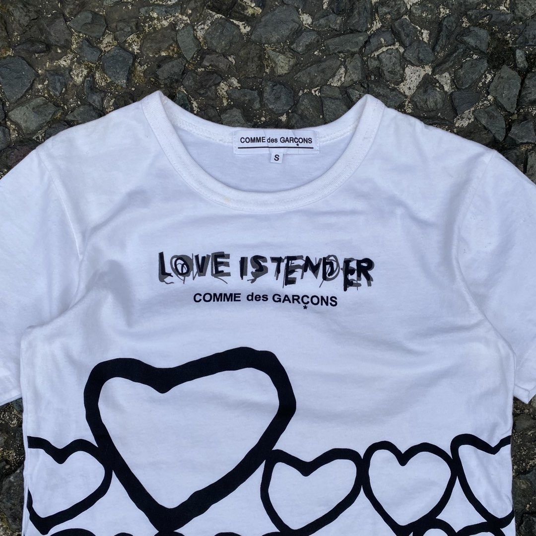 Comme Des Garcons Shirt (Category: Luxury Apparel) located in Quezon City. Submitted by rebirthalley (Listing ID 1468776244, Image 2). Description: Width-16 Length-23 Sleeve-6.5 Shoulder-15 Hem-16 Excellent Need wash Only.