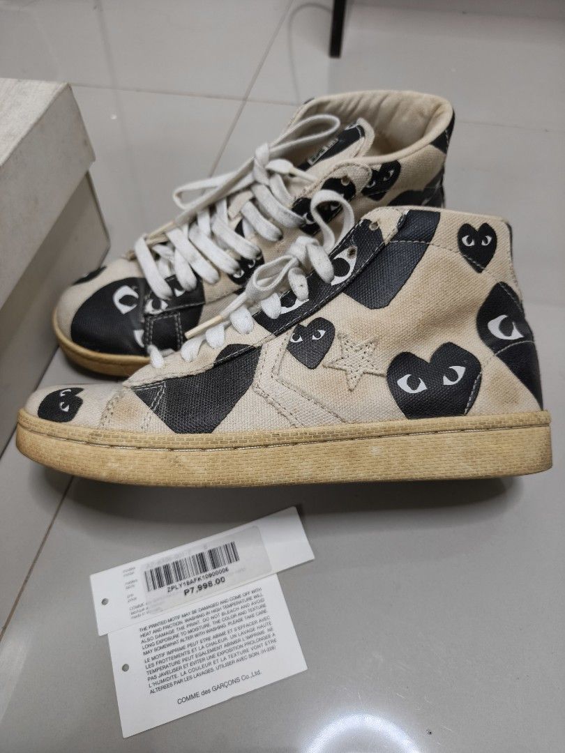 CONVERSE PLAY (Category: Shoe inserts) located in Paranaque City. Submitted by judy.arquillos (Listing ID 1468768996, Image 2). Description: CONVERSE COMME'S DE GARCONS SIZE 7 WOMEN NEED CLEANING ONLY 6 MEN ALL DETAILS INDICATED SEE TO APPRECIATE 2500 J&T LALAMOVE.