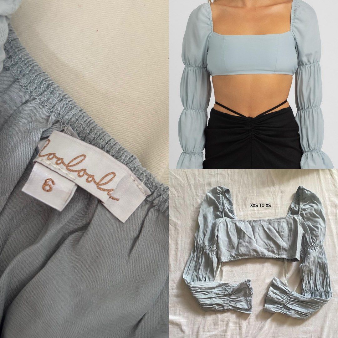 Cooloola Crop Fitted Puff Sleeve Top (Category: Sleeveless) located in Binan City. Submitted by mypreloved_haul (Listing ID 1468739369, Image 1). Description: LAST PRICE POSTED!.