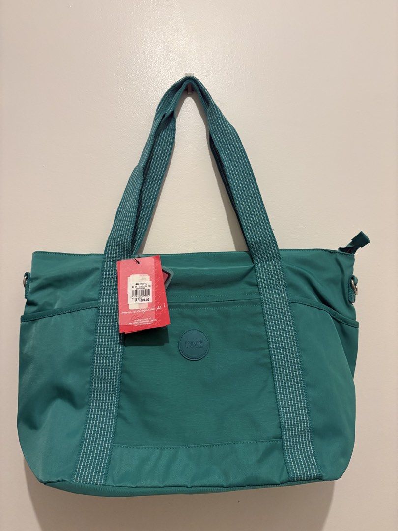 Cose Teal Tote Bag (Category: Tote Bags) located in Manila. Submitted by lovedthis (Listing ID 1468844523, Image 3). Description: 15” laptop fits.