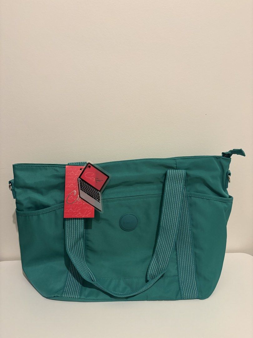 Cose Teal Tote Bag (Category: Tote Bags) located in Manila. Submitted by lovedthis (Listing ID 1468844523, Image 1). Description: 15” laptop fits.