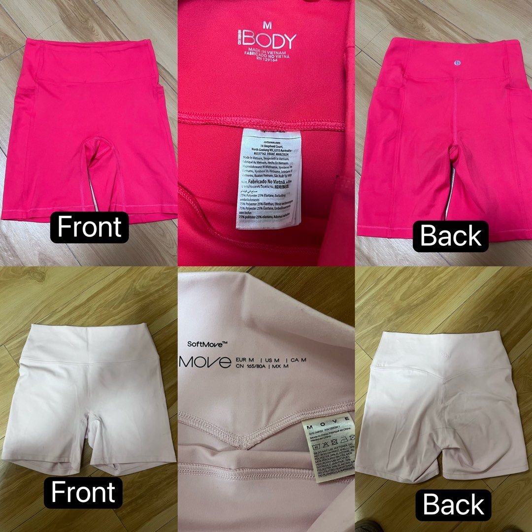 Cotton On BODY & H&M Move Active Shorts Bundle Size M (Category: Activewear) located in Manila. Submitted by neovrz (Listing ID 1468776354, Image 2). Description: - Set of 2 active shorts (Sold as a set) - Size: Medium (both pairs) - 1x Bright Pink Cotton On BODY shorts with side pockets - 1x Soft Pink H&M Move shorts Payment: Gcash/BPI Delivery: J&T, LBC, Lalamove NO COD via Lalamove, No COP NO WHEN WORN Payment first then ship! .