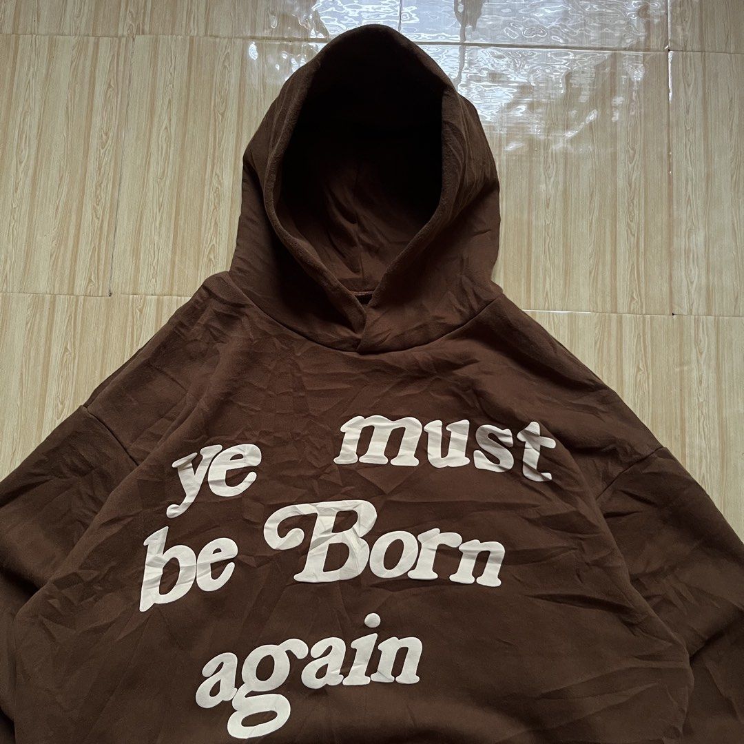 CPFM Ye Must Be Born Again Pullover Hoodie (Category: Hoodies) located in Hagonoy. Submitted by ianthrift_ph (Listing ID 1468801182, Image 2). Description: complete tags/authentic size large on tag 26 width, 27 length (boxy fit) excellent condition color rate 10/10 no issue.
