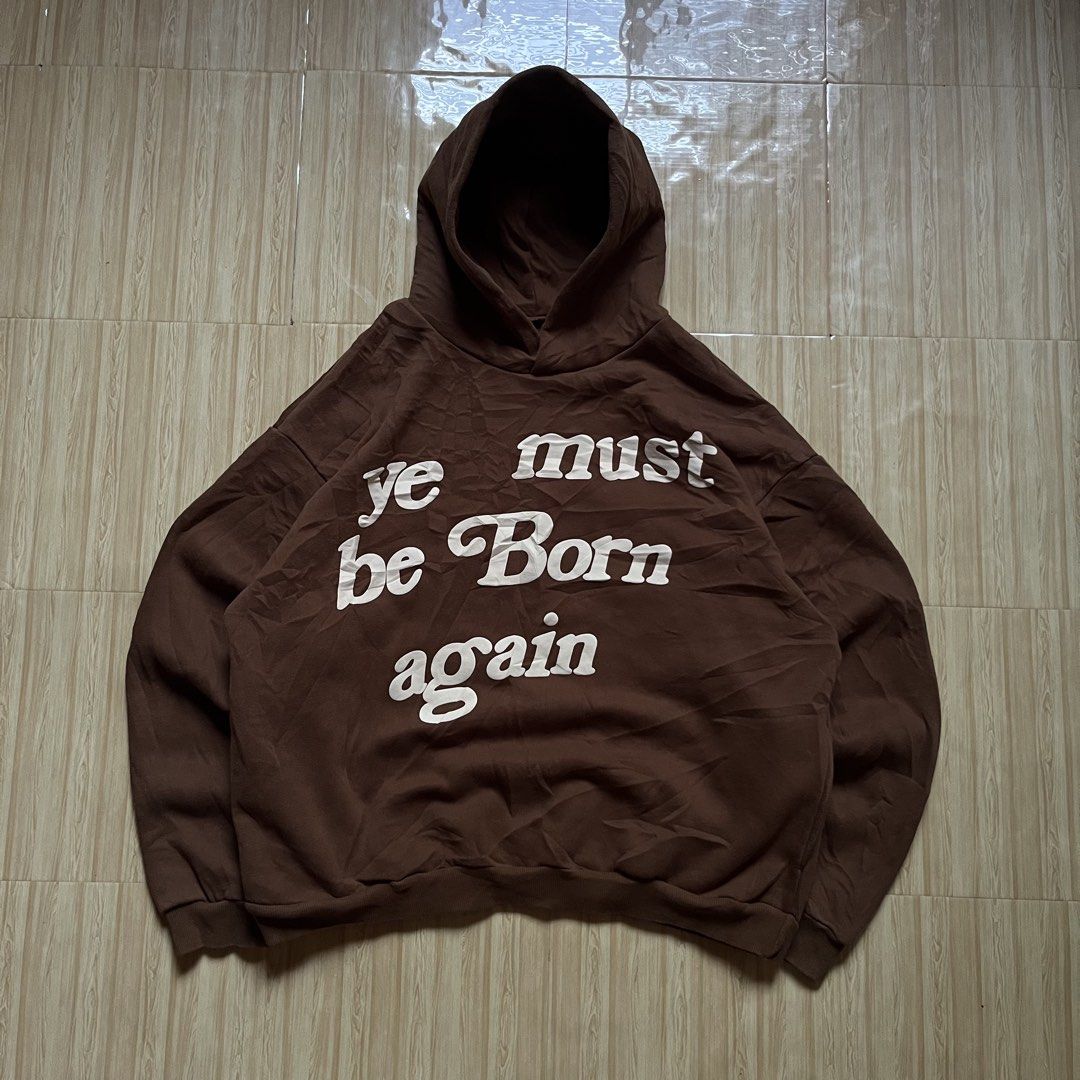 CPFM Ye Must Be Born Again Pullover Hoodie (Category: Hoodies) located in Hagonoy. Submitted by ianthrift_ph (Listing ID 1468801182, Image 1). Description: complete tags/authentic size large on tag 26 width, 27 length (boxy fit) excellent condition color rate 10/10 no issue.