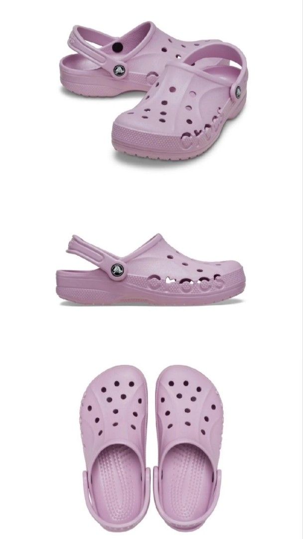 Crocs Baya Clog Hydrangea (Category: Slippers and slides) located in Marikina City. Submitted by ririndl (Listing ID 1468812822, Image 1). Description: For only 2,400 from 3,495. size M6W8 Negotiable RFS:wrong size Brand new Crocs baya clogs in hydrangea Condition: 100% brand new, never worn Design: Classic slip-on with ventilation holes and secure heel strap Comfort: Textured footbed for better grip - Perfect for daily casual wear or lounging.
