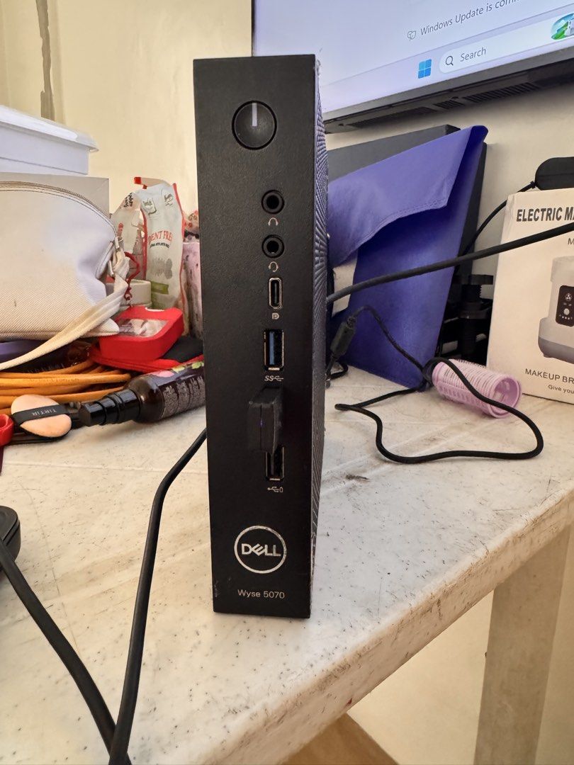 Dell Wyse 5070 Thin Client Windows 11 Pro (Category: Desktops) located in Taguig. Submitted by camillemavy (Listing ID 1468923636, Image 1). Description: - Model: Dell Wyse 5070 Thin Client Desktop - OS: Windows 11 Pro N - Processor: Intel Pentium Silver J5005 @ 1.50GHz - Memory: 8GB RAM - Storage: 238GB - Graphics: Intel UHD Graphics 605 - Ports: Multiple USB ports, audio jacks, serial port, display ports, and Ethernet port - Condition: Clean un