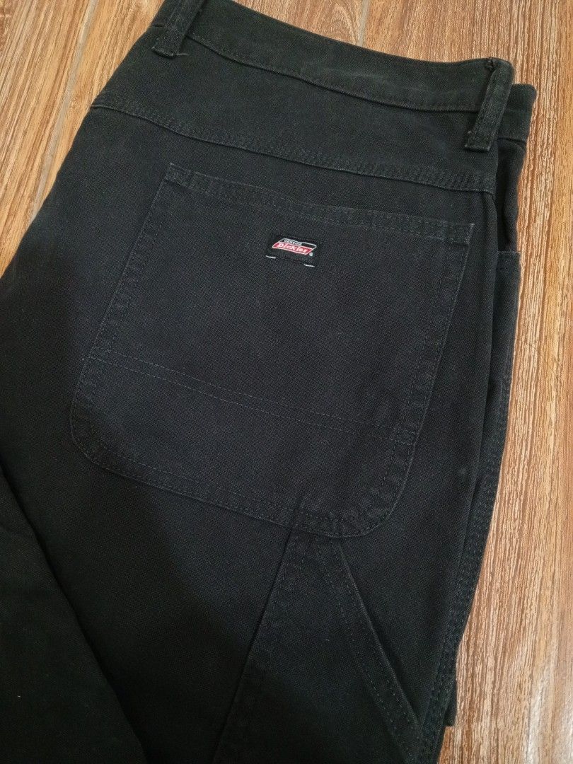 Dickies Black Carpenter Pants (Category: Jeans) located in Orani. Submitted by thriftniea (Listing ID 1468843831, Image 2). Description: DICKIES CARPENTER PANTS EXCELLENT CONDITION CR 9.8/10 AS NEW SIZE 40 LENGTH 41.5 HEM 9.5 LOC BATAAN PRICE + SF.