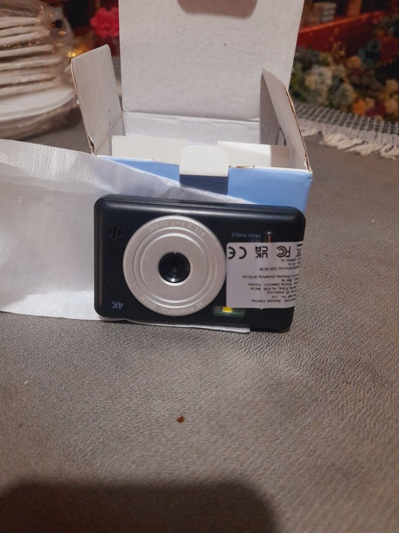 Digital Camera with Box (Category: Cameras) located in Paranaque City. Submitted by b_spilner (Listing ID 1468819668, Image 1). Description: - Color: Sleek black, - Video Quality: Capable of video recording for crisp memories - Design: Compact size with simple buttons and a user-friendly interface - Condition: Includes original packaging box - Ideal Gift: Great option for birthdays, holidays, and special occasions.