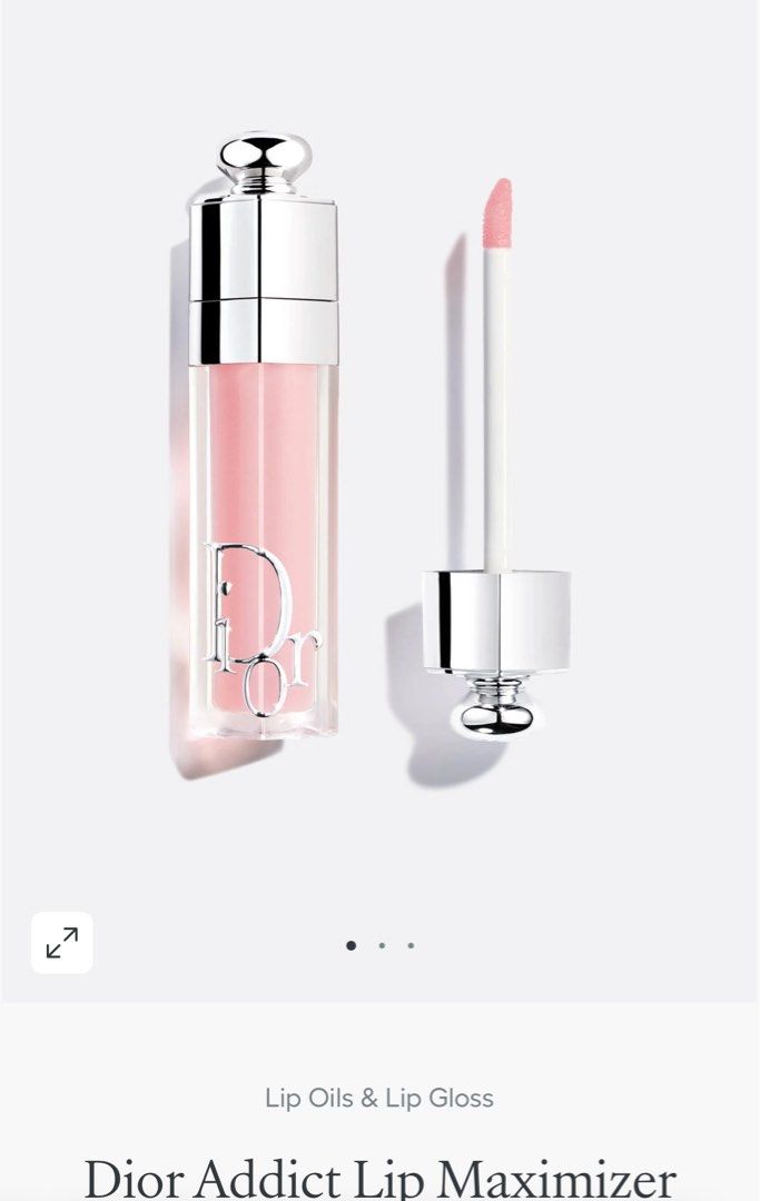 Dior Lip Maximizer 001 Pink (Category: Makeup) located in Pasig City. Submitted by supershobe (Listing ID 1468879353, Image 3). Description: Dior Lip Maximizer 001 Pink Brand new (no box because its from the Dior Holiday set) RFS: not my shade .