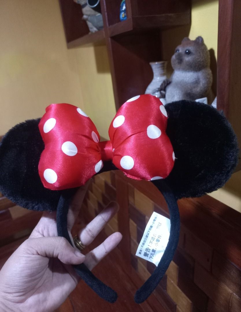 Disney Mickey & Minnie Mouse Ear Headbands (Category: Hair Accessories) located in Pugo. Submitted by mhylee_fang1989 (Listing ID 1468815097, Image 2). Description: Php 380 EACH, Take ALL= 1K.