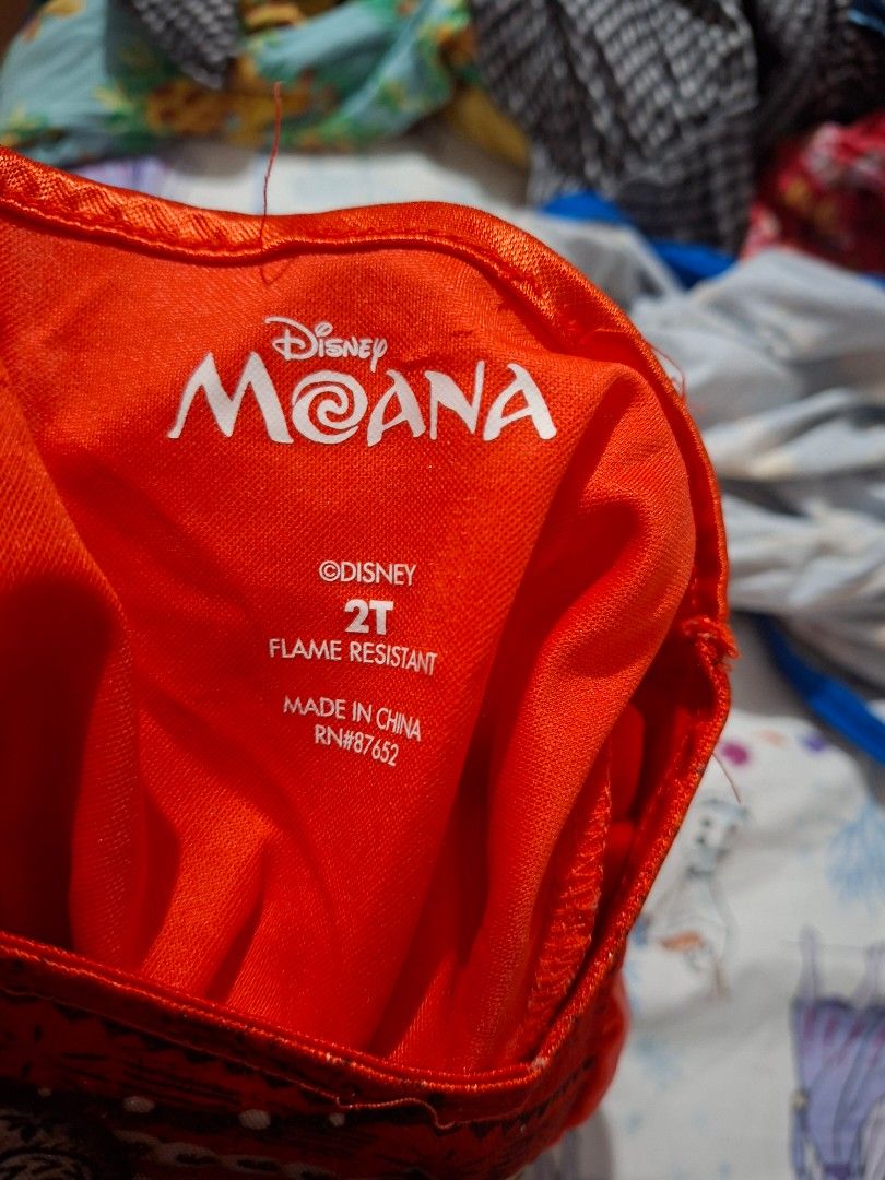 Disney Moana Dress (Category: Babies & Kids Fashion) located in Manila. Submitted by poochang (Listing ID 1468826619, Image 3). Description: Size: 2T on tag payment method: gcash no cod delivery: j&t or lalamove same day deliver as long as metro manila.